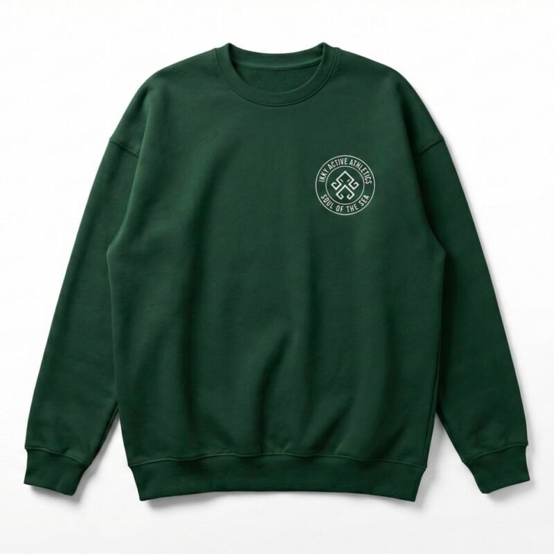 Crewneck Sweatshirt - Obsidian Green